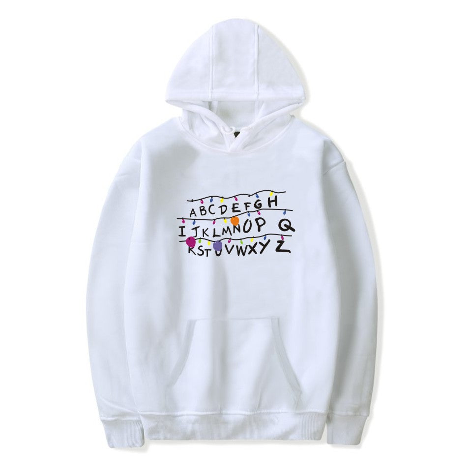 Fleece Pullover Hoodie for Men - Casual Stranger Things